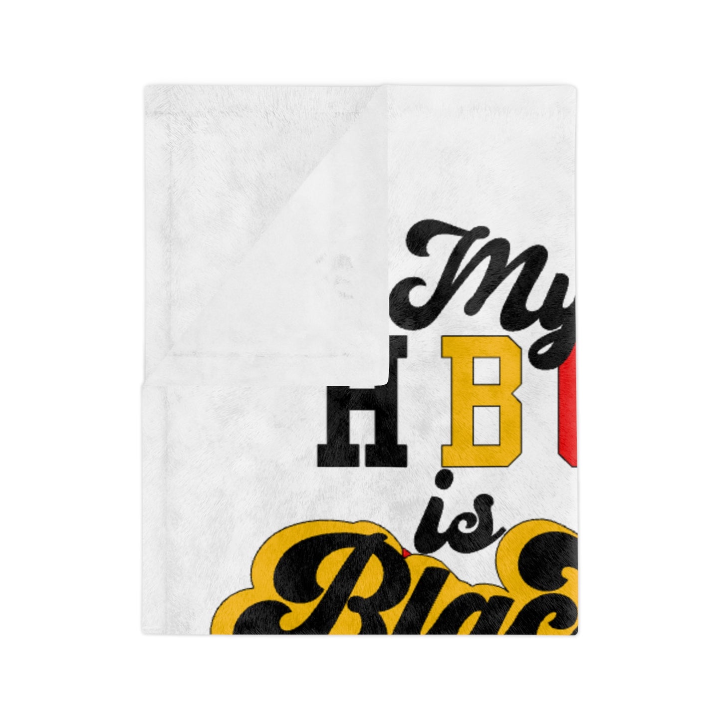 Microfiber Blanket - My HBCU is Black History Cozy Blanket