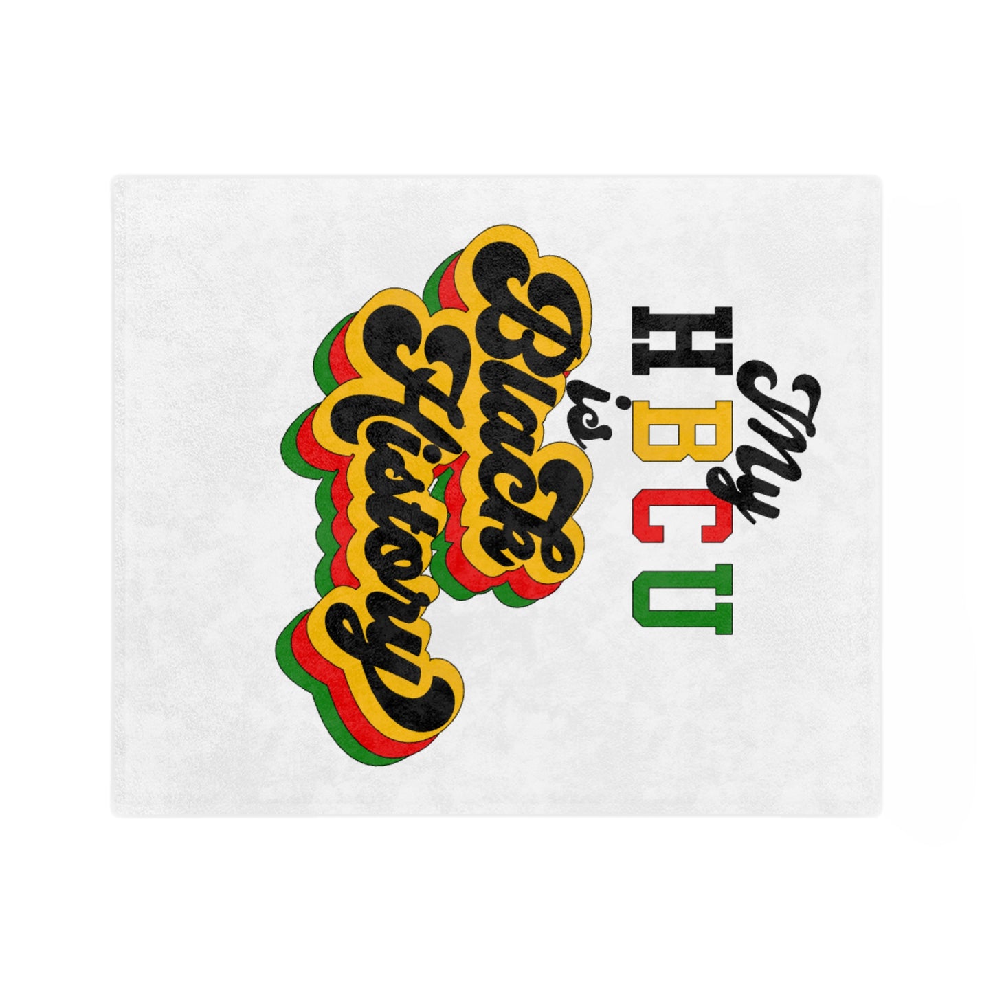 Microfiber Blanket - My HBCU is Black History Cozy Blanket