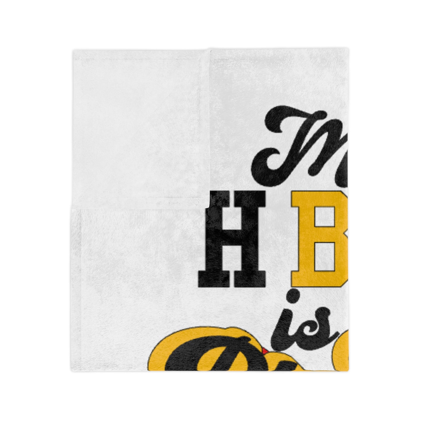 Microfiber Blanket - My HBCU is Black History Cozy Blanket