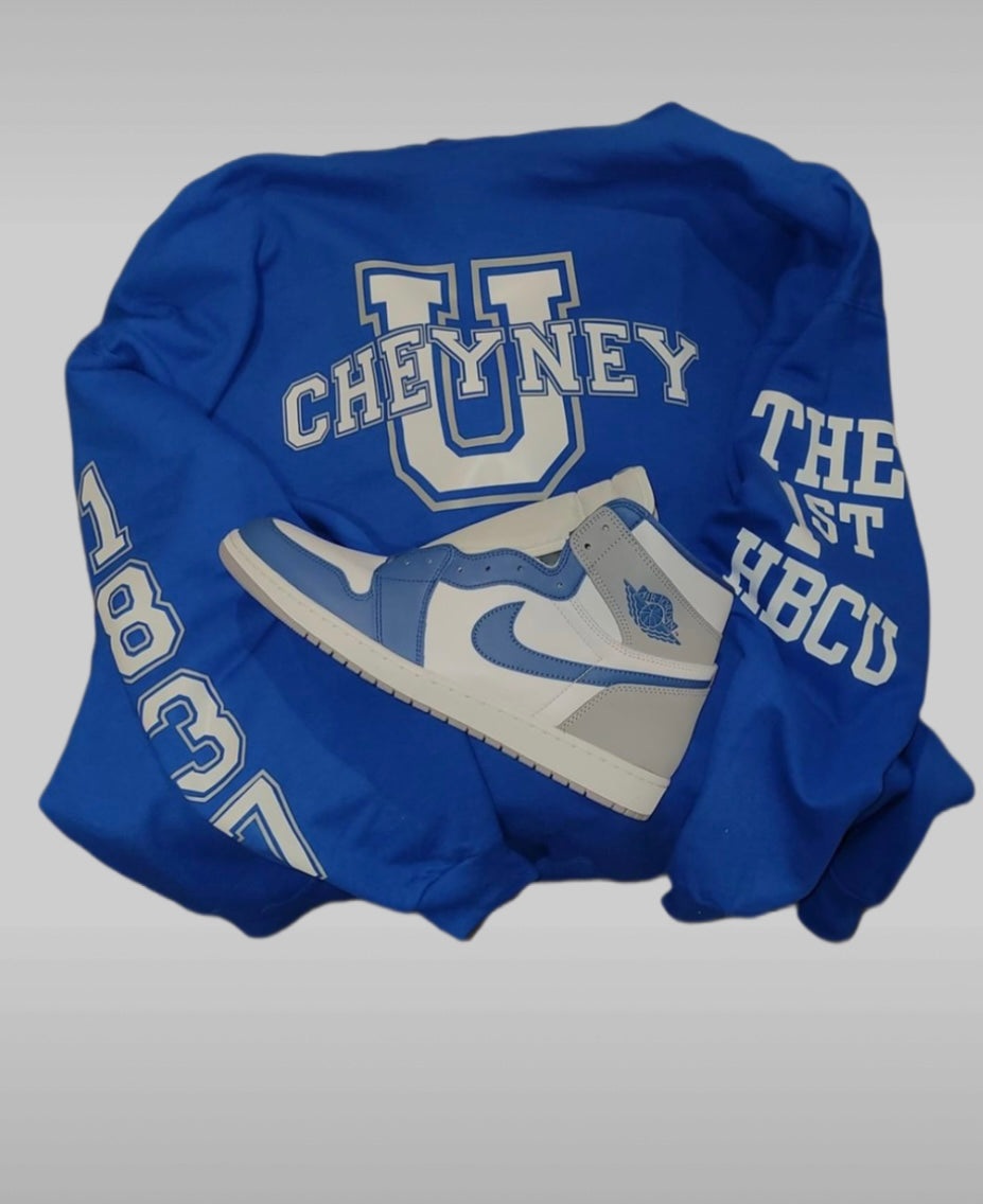 CHEYNEY U ROYAL BLUE HOODIE - THE IST HBCU