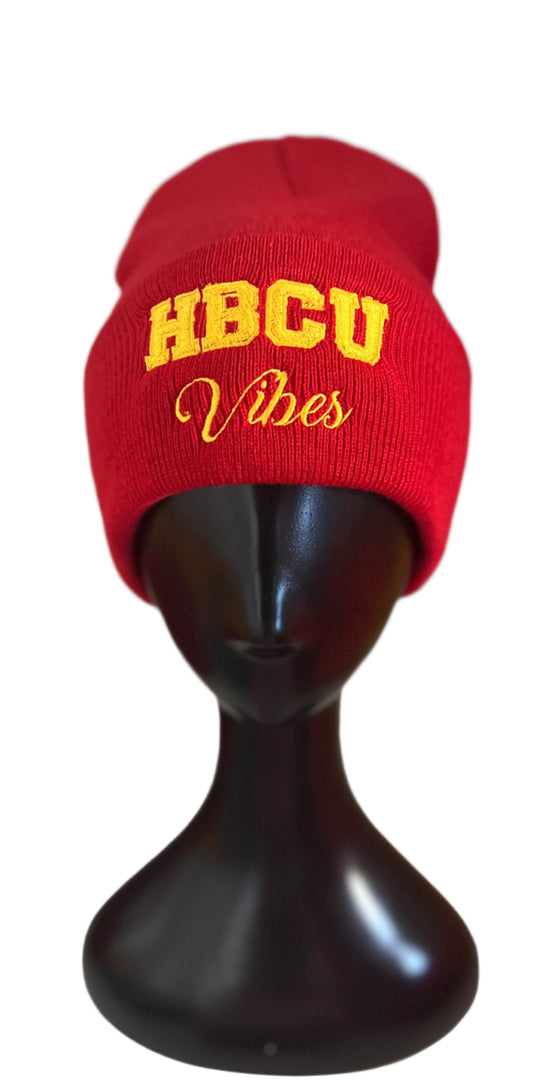 HBCU Red & Gold Beanie Vibes