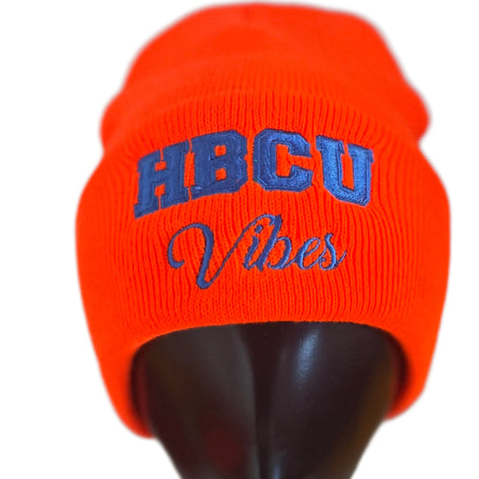 HBCU Bright Orange Beanie